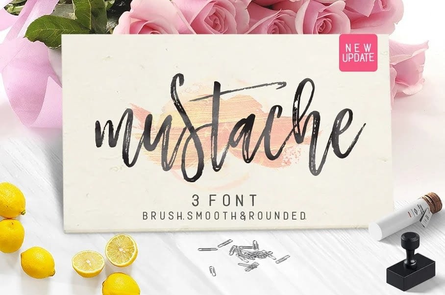 Top 35 Watercolor Fonts For Light and Airy Design Topic
