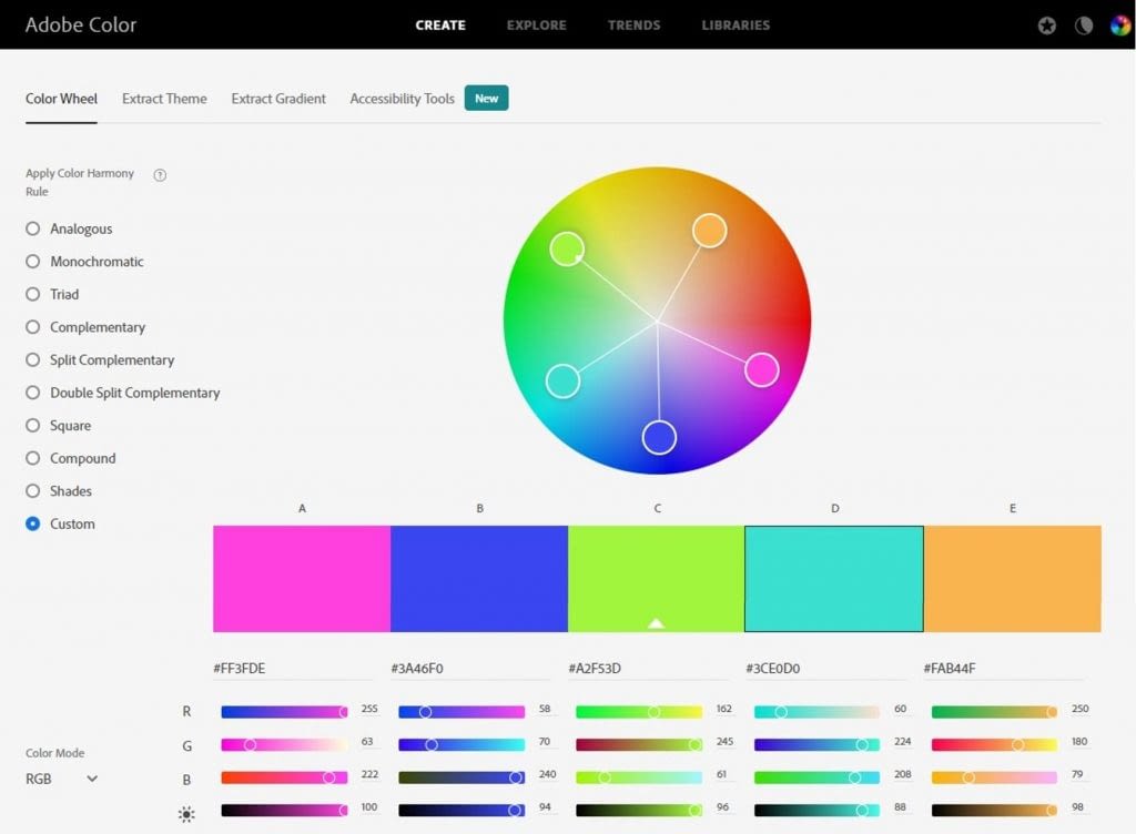 complementary colors generator javascript