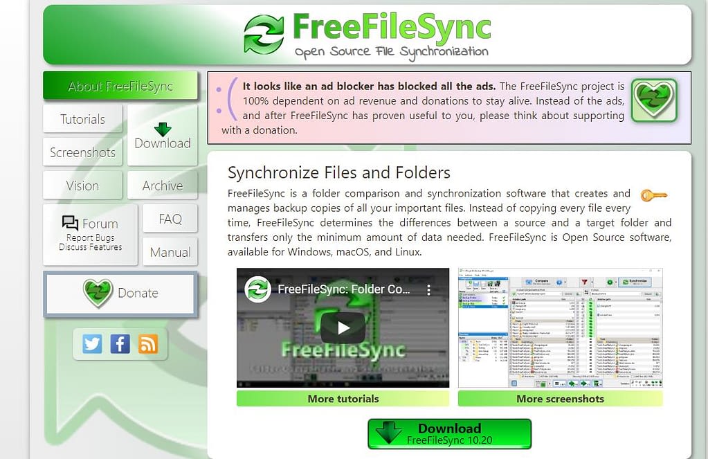 freefilesync alternative